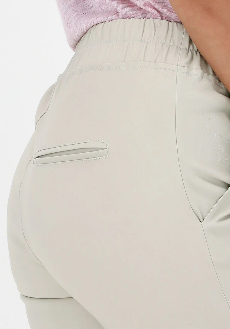 EST\\'SEVEN gebroken wit est'seven chino est'chino stretch leather