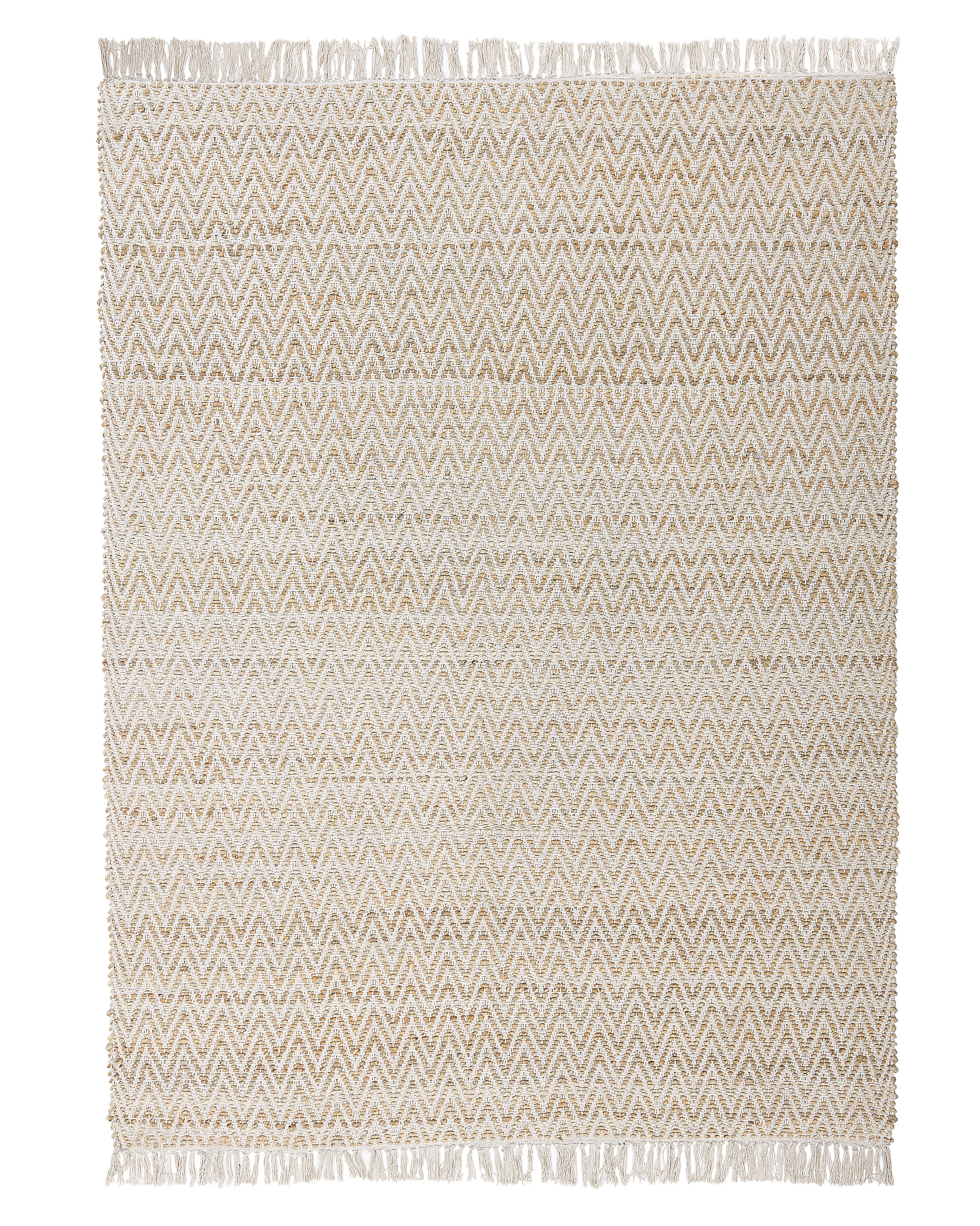 Vloerkleed AFRIN Beige 140 x 200 cm Jute