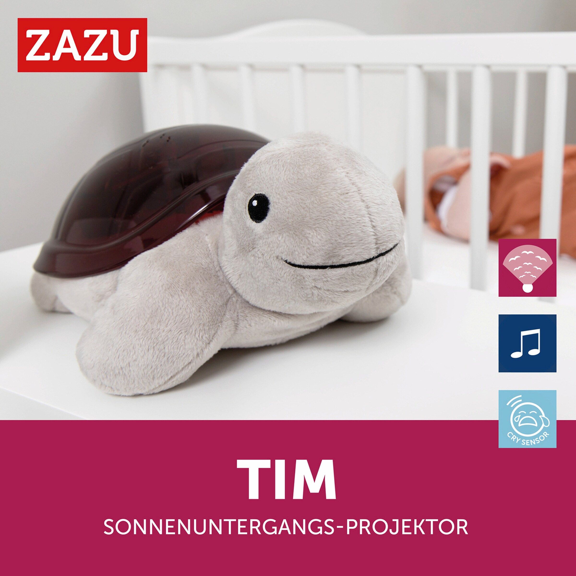 Zazu Nachtlicht Tim mit Sonnenuntergangsprojektor