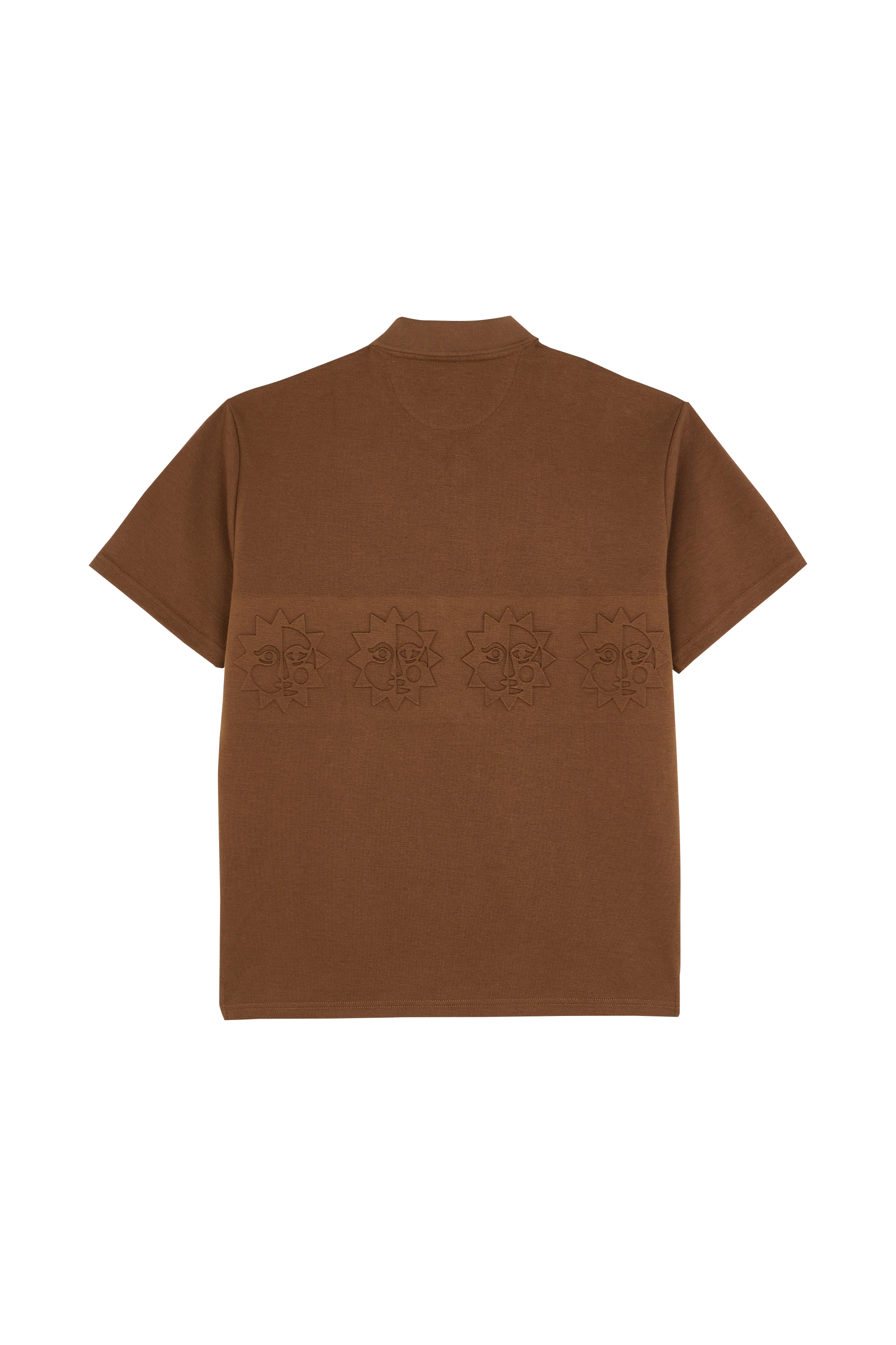 HUF Polo BRIGHTER DAYS Marron