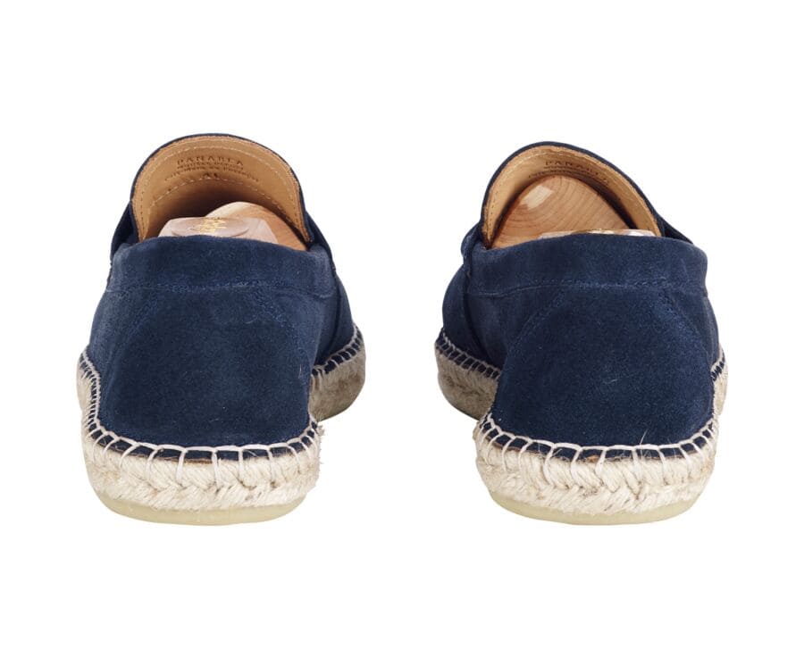 Mocassin homme été en velours Navy - PANAREA