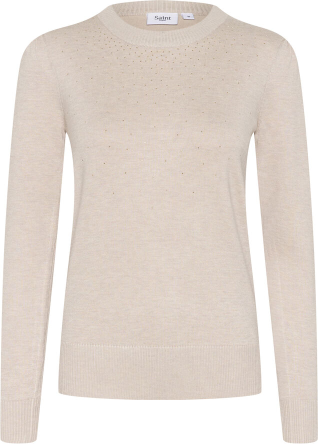 Saint Tropez CherriSZ Pullover Gray morn melange