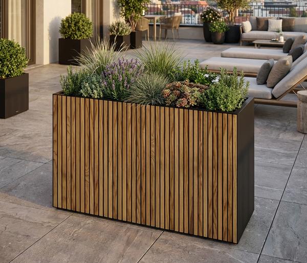 Herstera Metall-Raumtrenner Deco Planter,