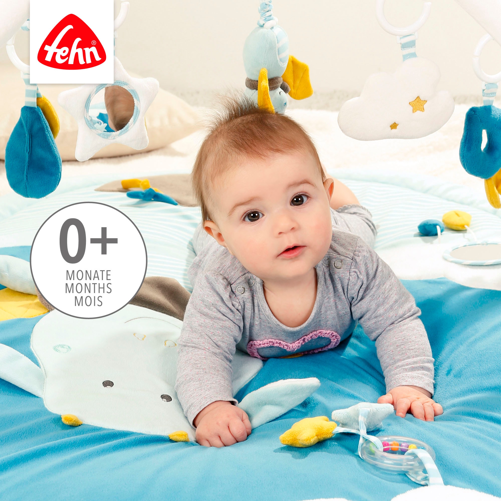 Fehn Spielbogen »Little Castle, 3-D-Activity-Decke« mit Krabbeldecke