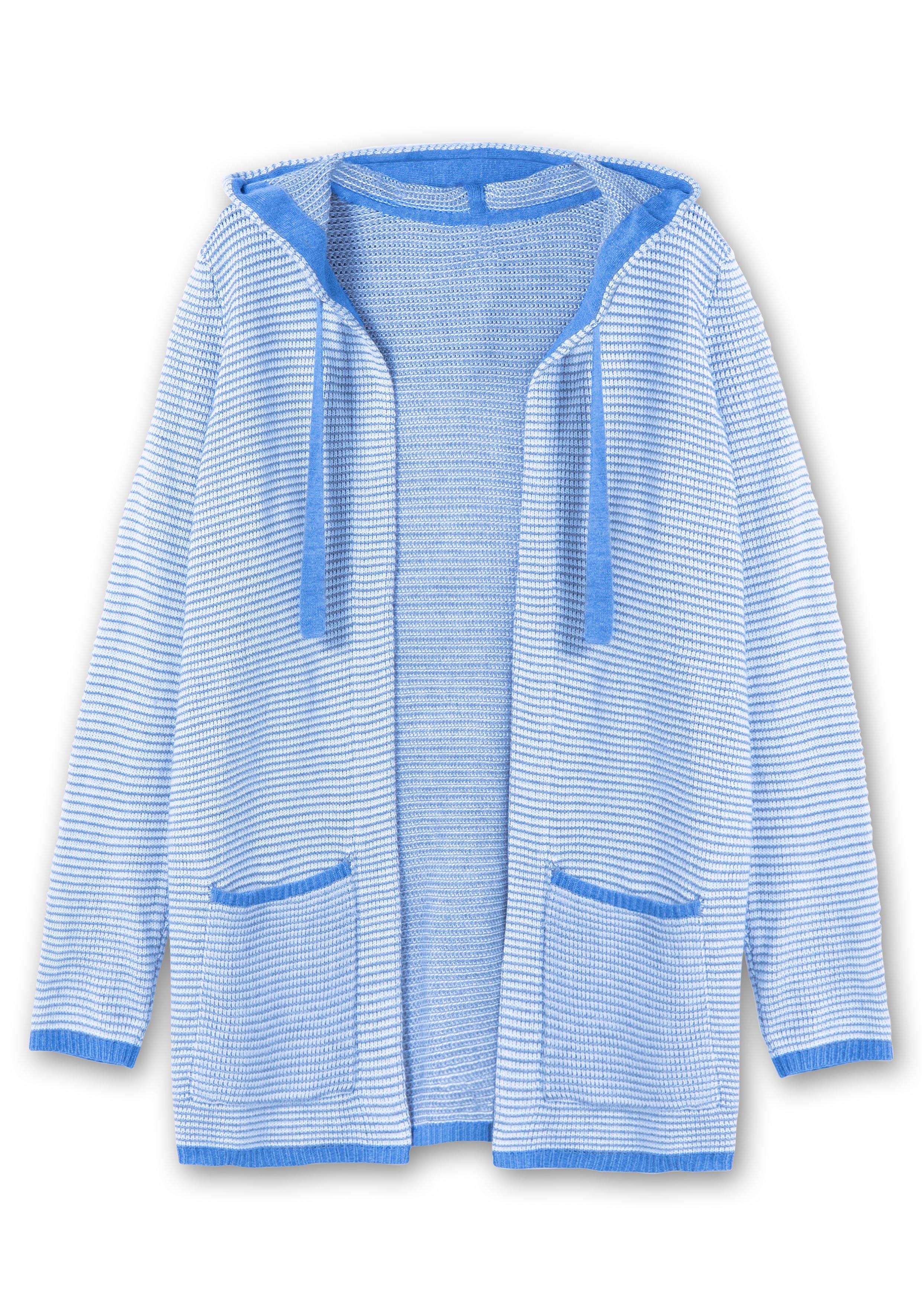 Strickjacke in Longform, mit Taschen