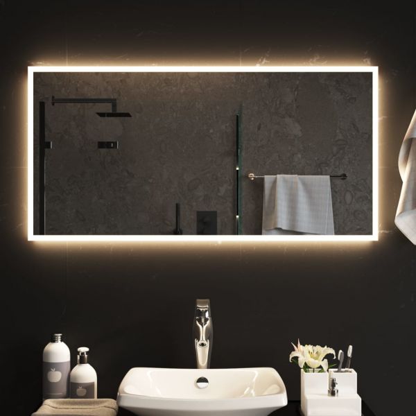 Espelho de Casa de Banho com Luzes LED 50x100 cm - 3154086