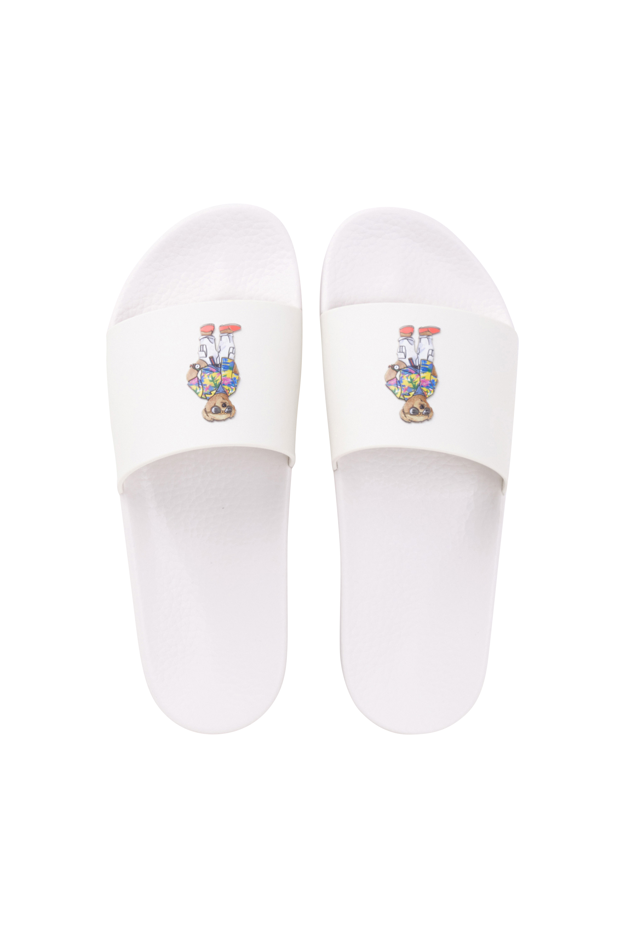 POLO RALPH LAUREN Sandales POLO SLIDE Blanc