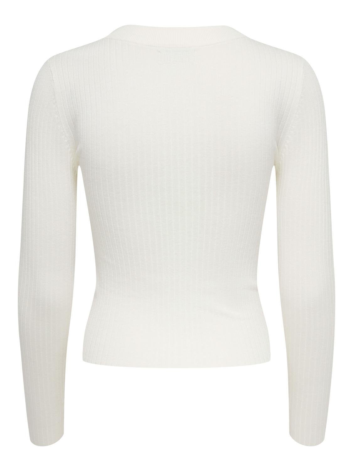 JDYPLUM Strickpullover Cloud Dancer