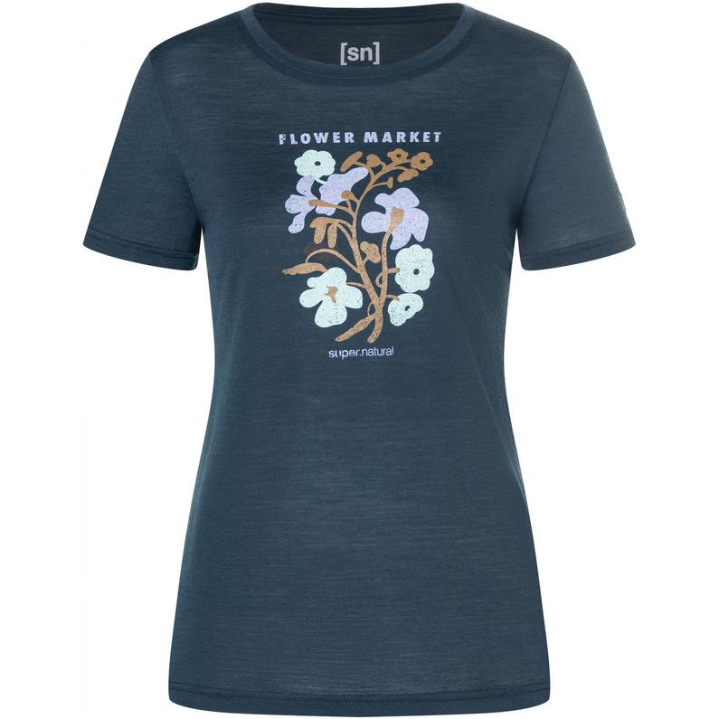 Super.Natural Damen Flower Market T-Shirt