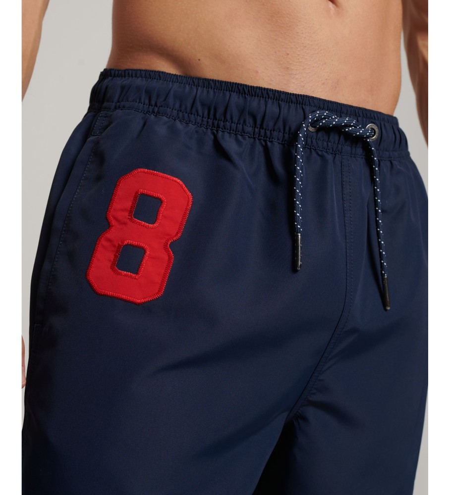 Maiô Superdry Polo feito com material marinho reciclado