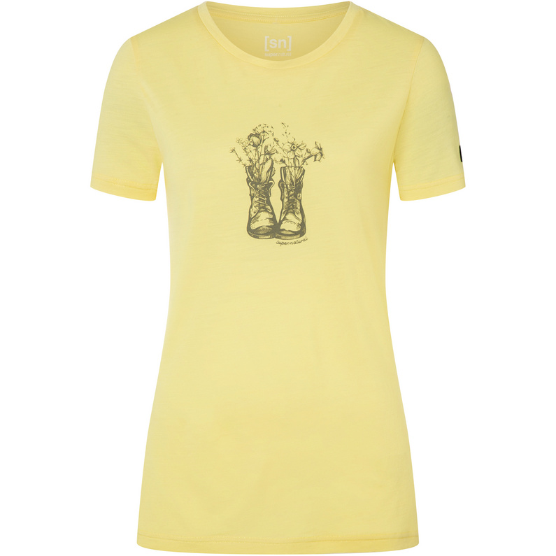 Super.Natural Damen Flower Boots T-Shirt