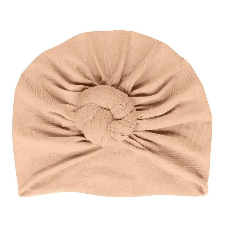 Bonjour Little Bonnet turban Beanie Nude | Beige