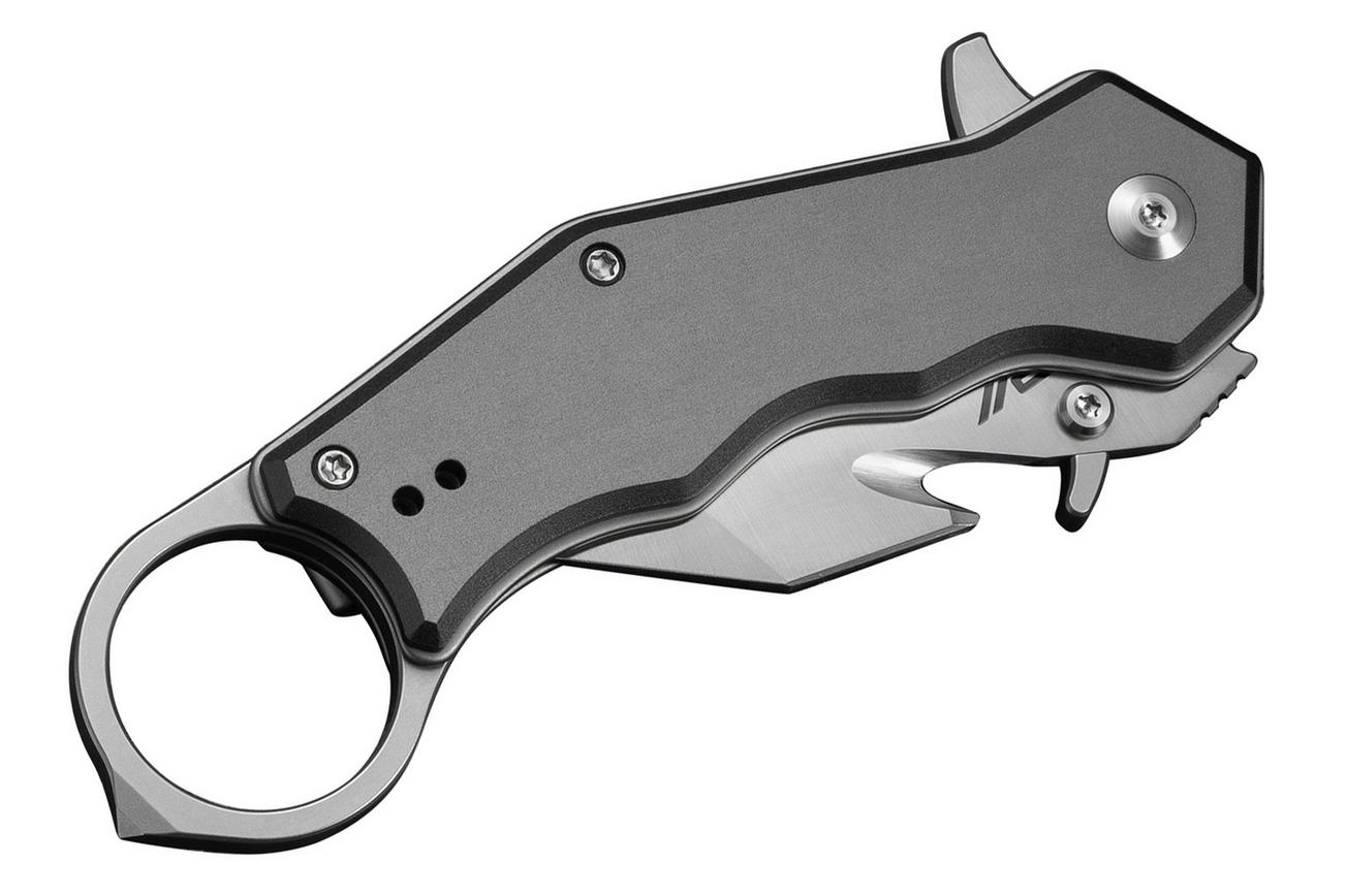Civivi Amaroq C24018-1 Satin Nitro-V, Gray Aluminium, zakmes, Tony Sentmanat design