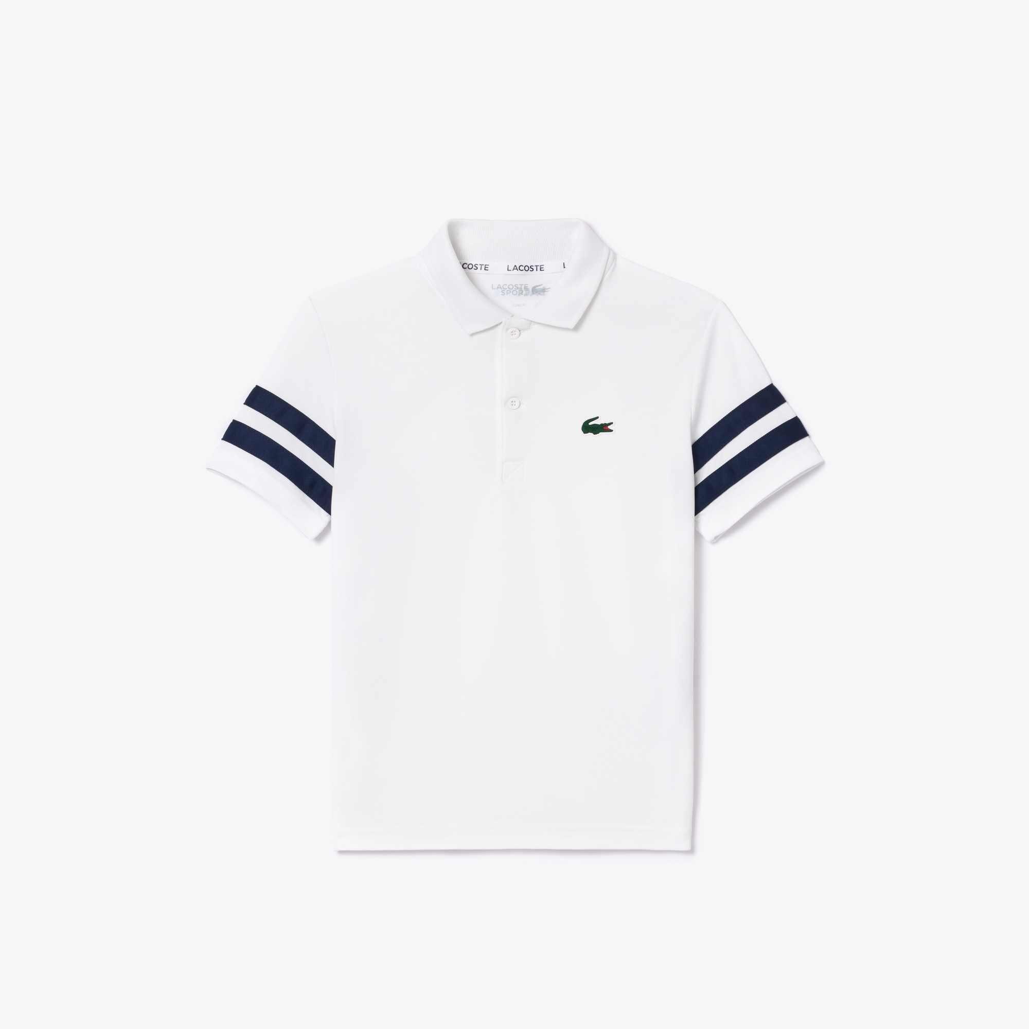 Lacoste Stripe Polo Shirt Juniors