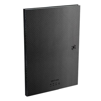 Agenda Ophio - 1 semaine sur 2 pages - 16 x 24 cm - noir - Oxford
