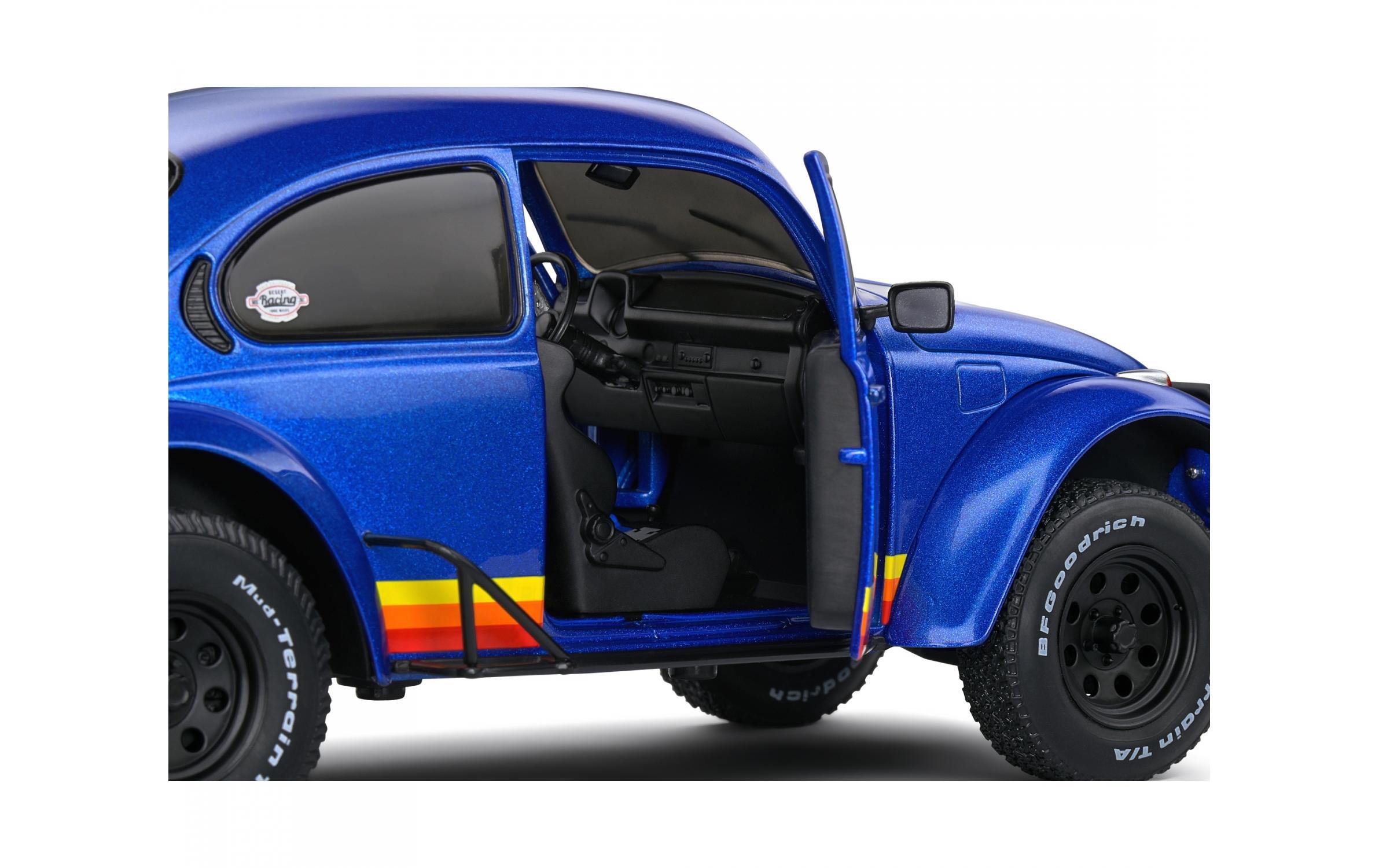 VW Beetle Baja Blau Metallic, 1:18Detailgetreues Modellauto für Sammler im Massstab 1:18