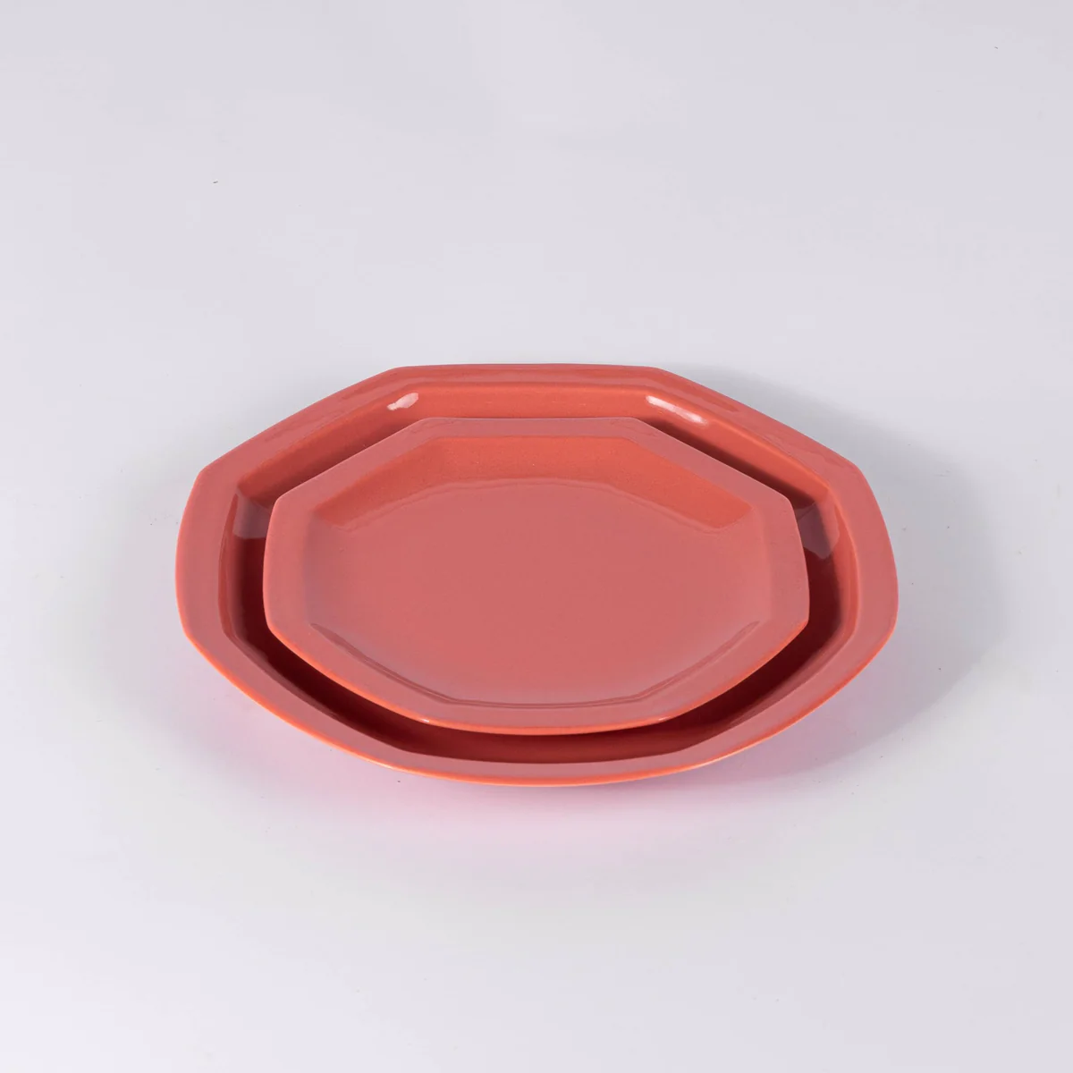 Petite assiette octogonale terra OGRE La Fabrique