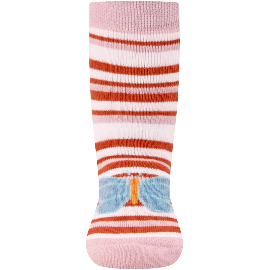 Ewers Stoppersocken 2er Pack Schmetterlinge rosa