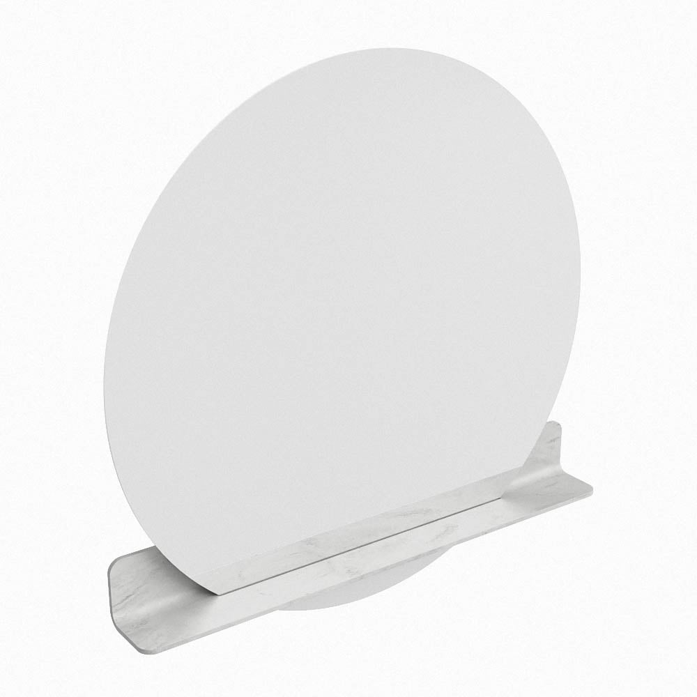 Mondiaz Spot spiegel rond Ø100cm met planchet opalo