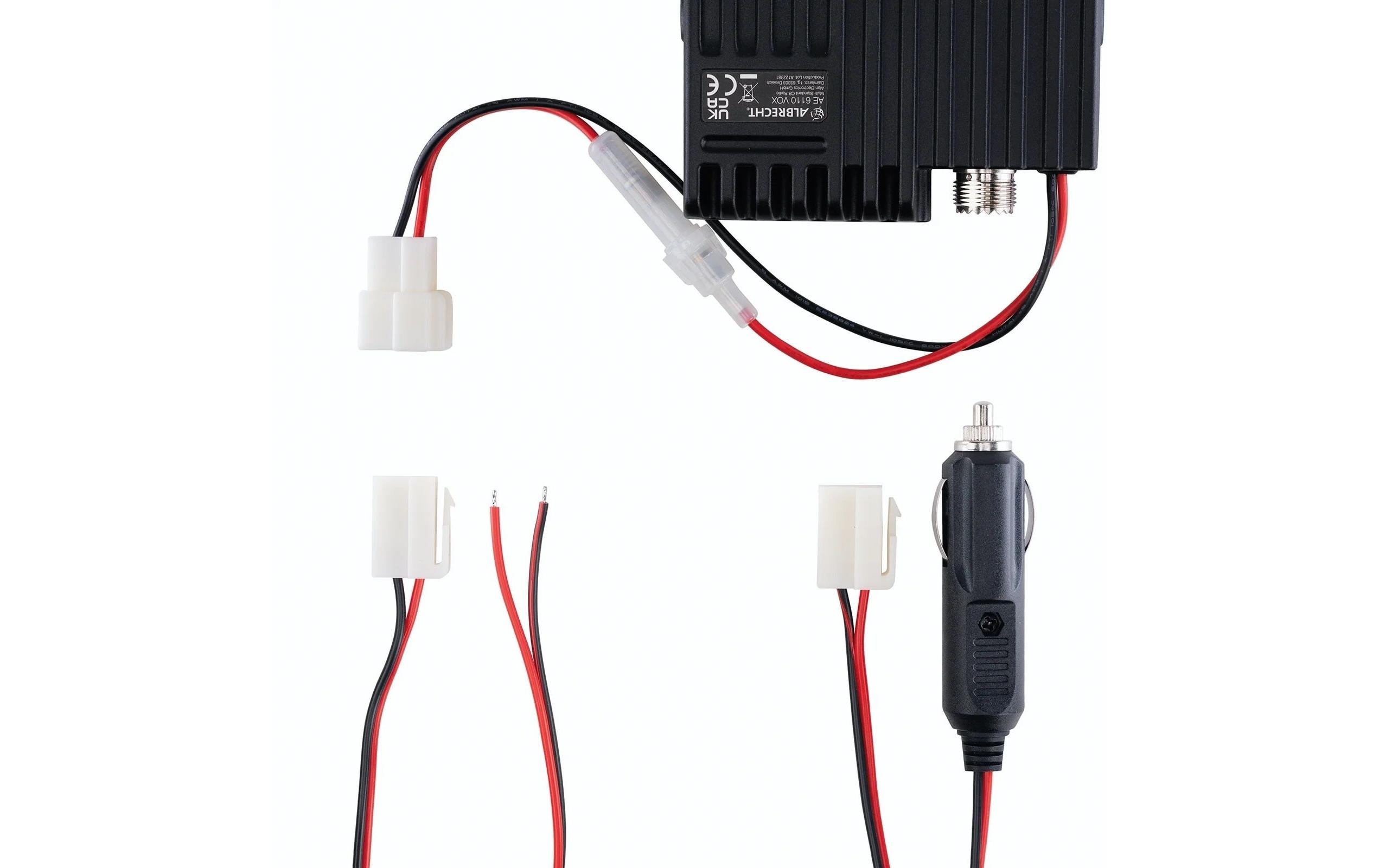 CB Funkgerät AE 6110 VOX mit Zigarettenanzünder-SteckerMini-CB Funk mit VOX Freisprechfunktion