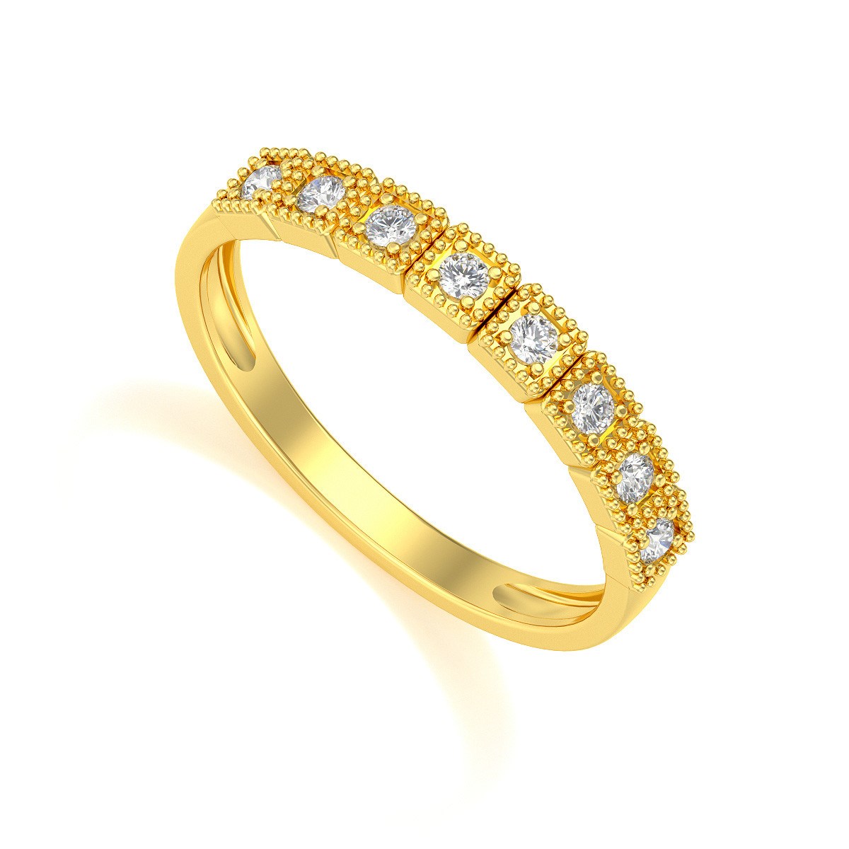 Alliance Or 750 Jaune Diamants 1.990grs