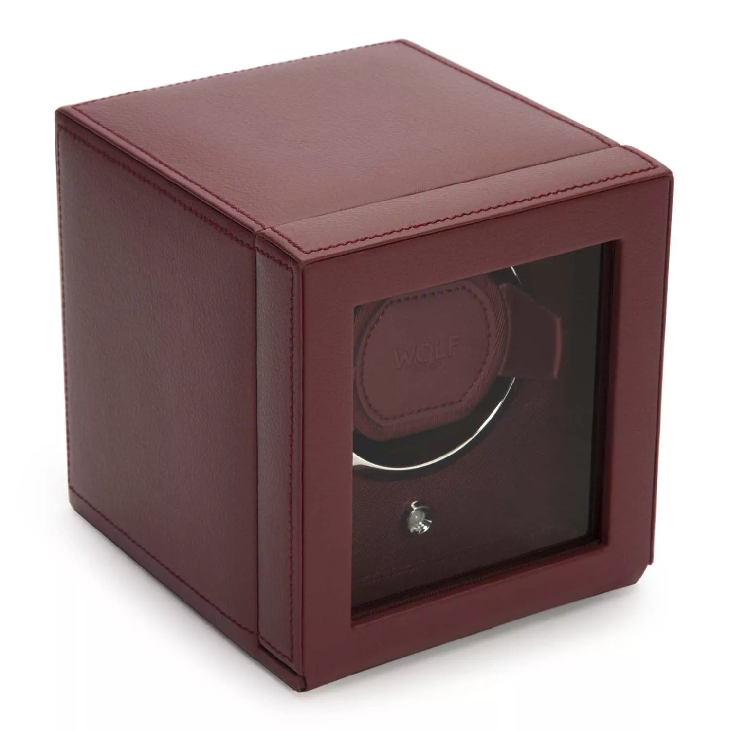 Wolf Cub Watch Winder 1 ur Rød Imiteret Læder 461126