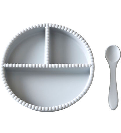Jack o Juno Geschirr-Set - Silikon - 2 Teile - Bubble - Glacier