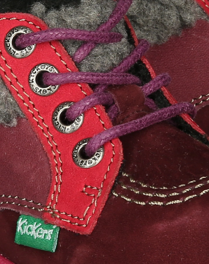 Lauflern-Boots BABYFROST gefüttert in bordeaux