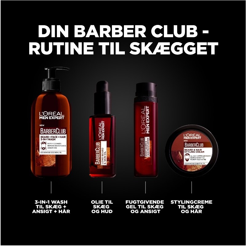 L'Oréal Paris Men Expert BarberClub Beard + Face + Hair 3-In-1 Wash 200 ml