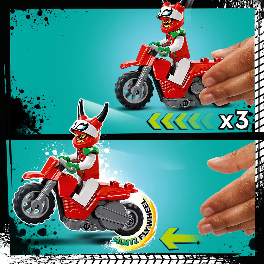 LEGO®CITY 60332 - LA MOTO DE CASCADE DU SCORPION TEMERAIRE