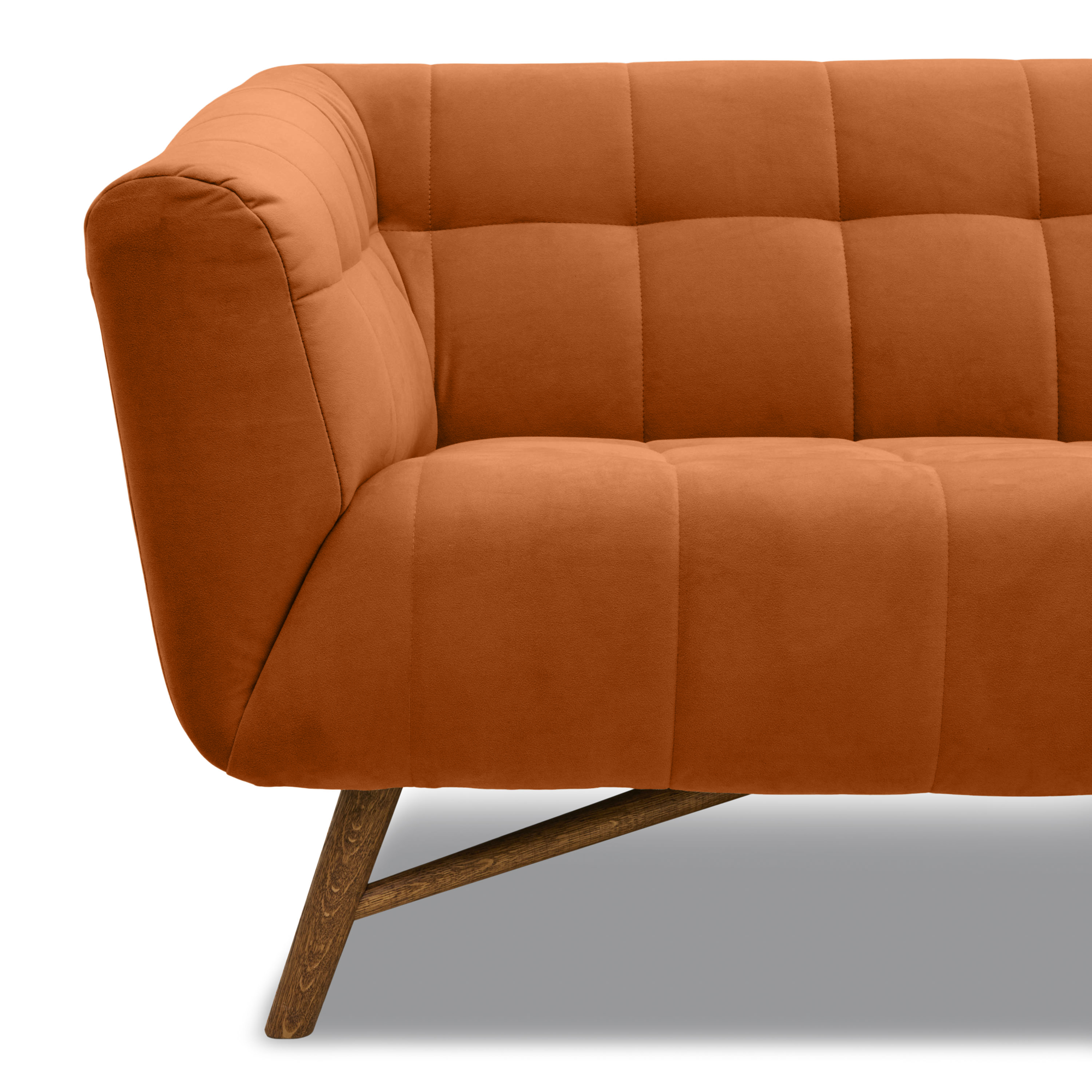3-zitsbank Flame seven cognac