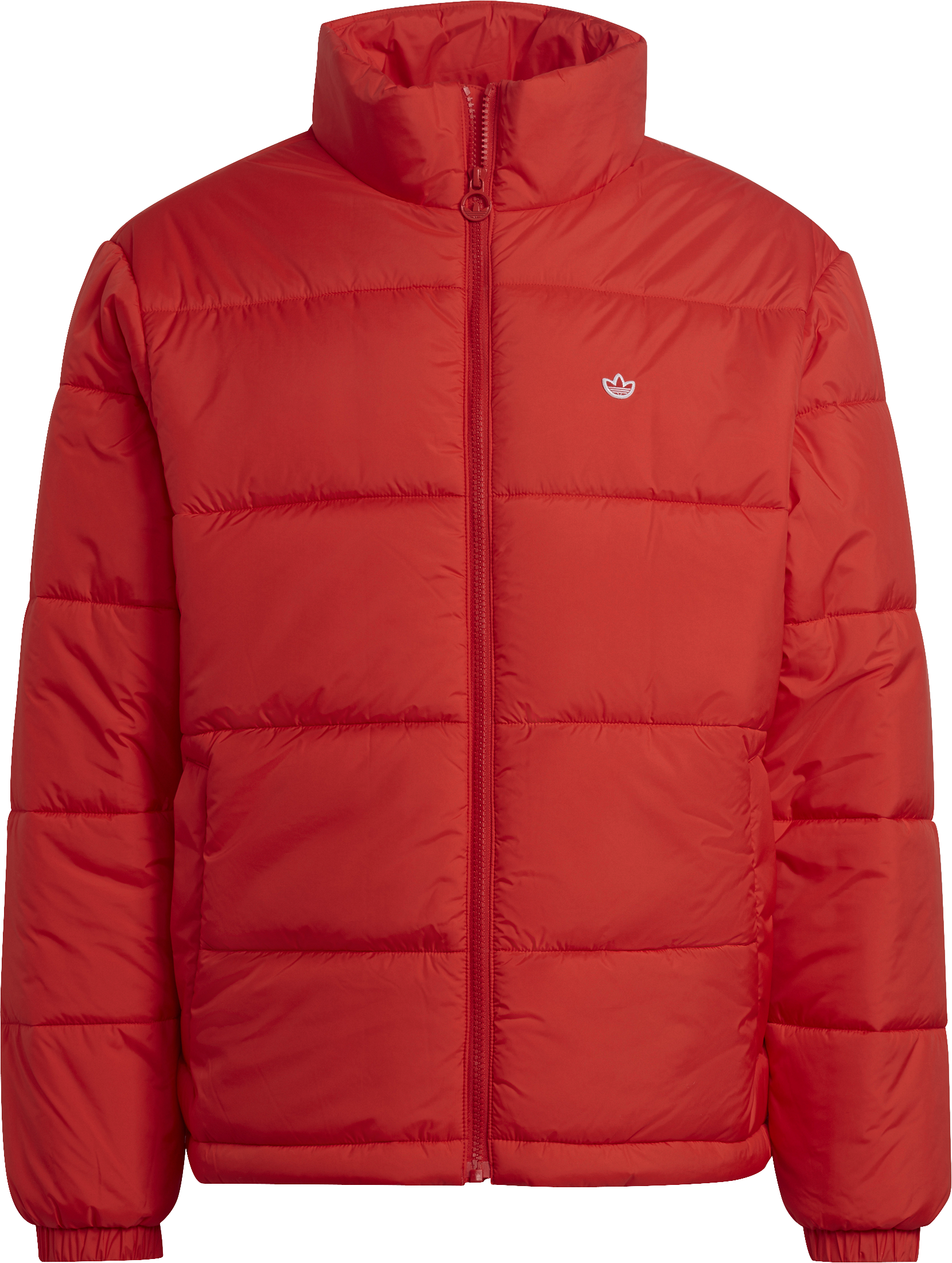 adidas Originals Pad Stand Puffer Jacke Rot