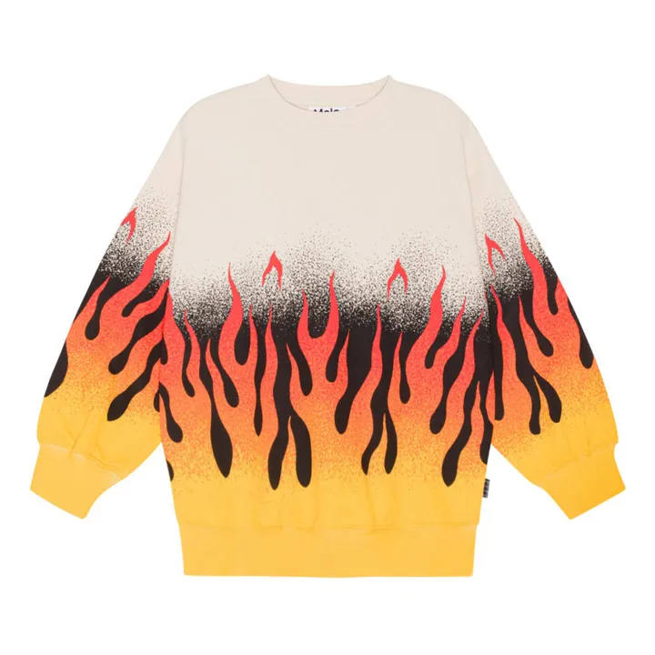 Molo Sweat Monti On Fire Coton Bio | Beige