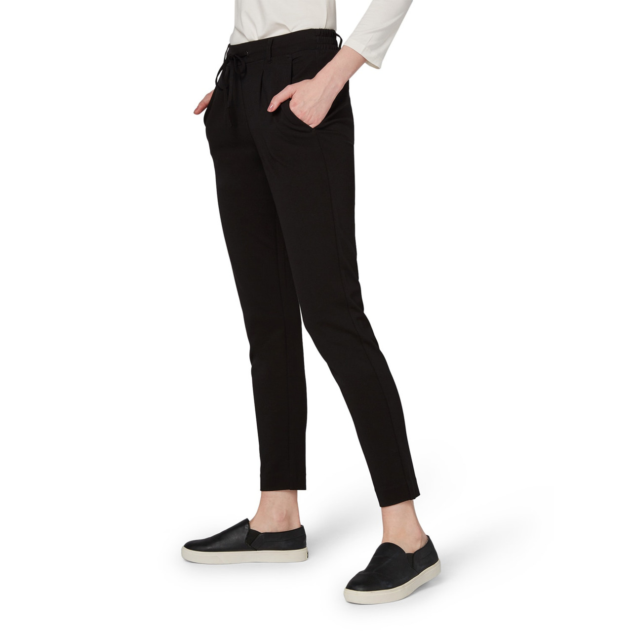Tom Tailor Jersey loose fit pants ankle