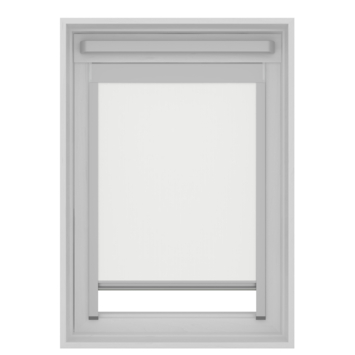 GAMMA dakraam rolgordijn verduisterend wit (kleurnr. 7000) t.b.v. VELUX® dakraam SK06