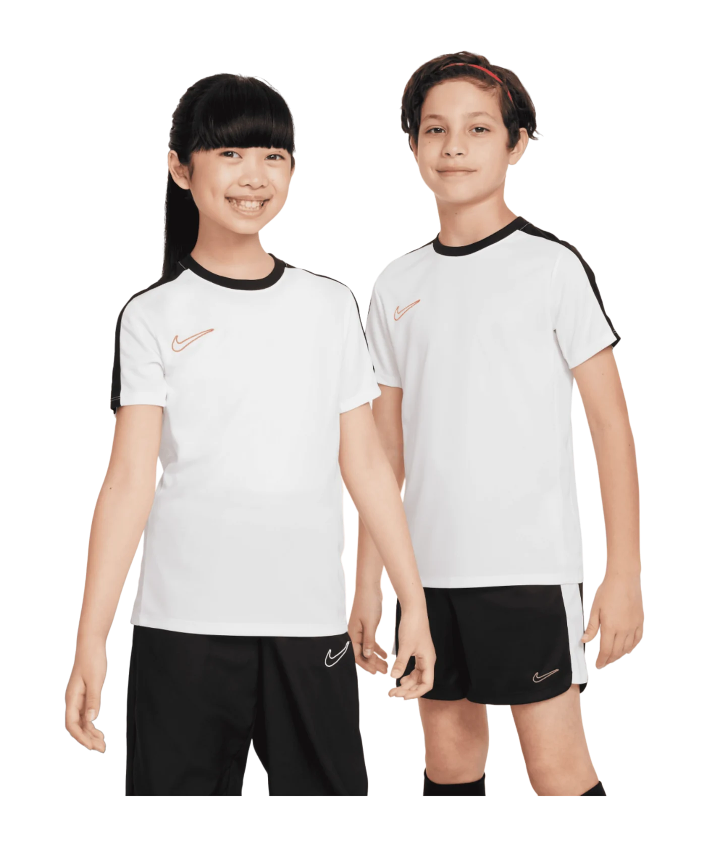 Nike Academy 23 T-Shirt Kids Weiss Schwarz Rot F101