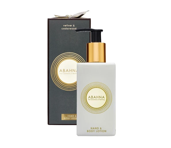 ABAHNA Vetiver & Cedarwood Hand & Body Lotion