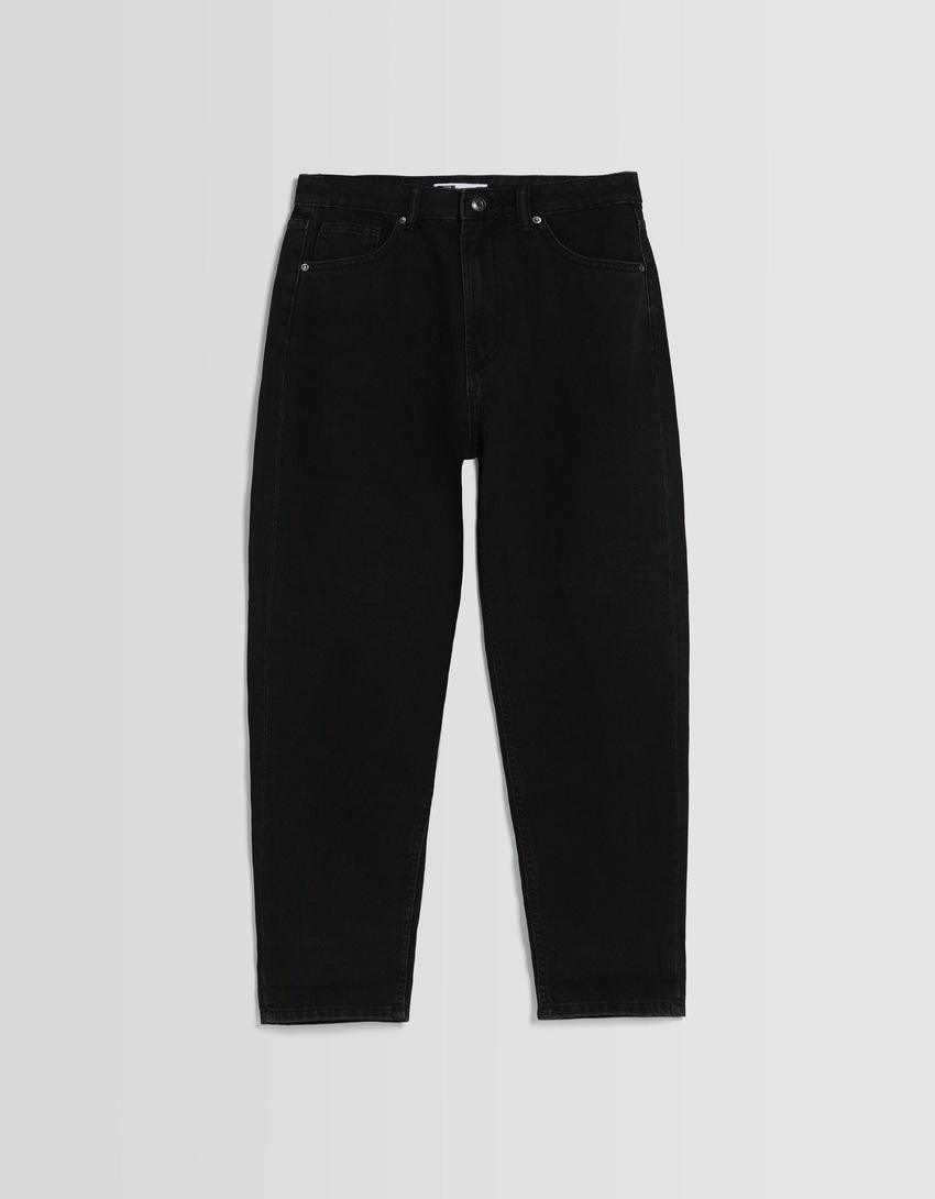 calça jeans de mãe