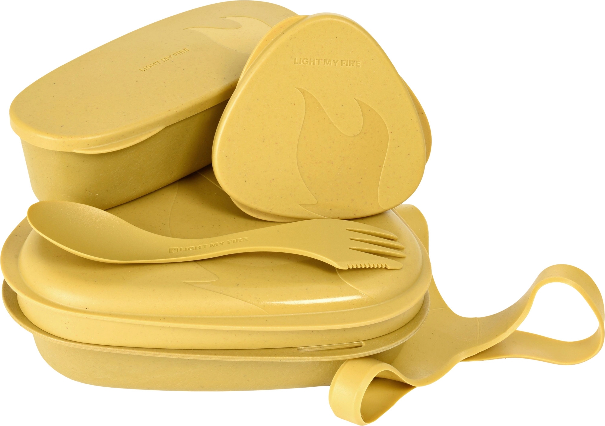 Light My Fire Lunchkit Geschirr-Set 6-tlg. mustyyellow