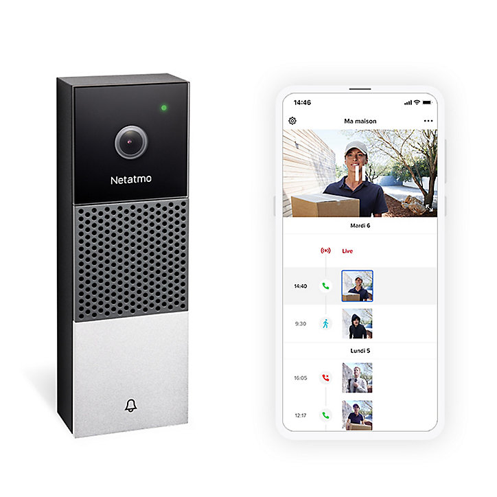 Sonnette vidéo filaire intelligente Netatmo