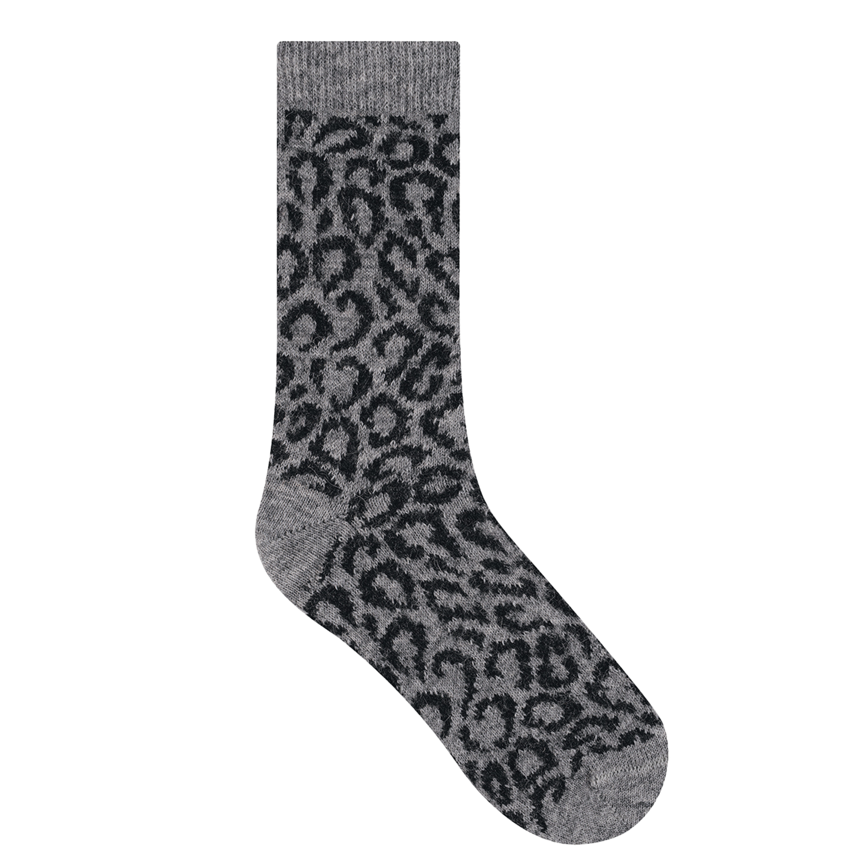 LEOPARD - Chaussettes en laine mélangée | Gris