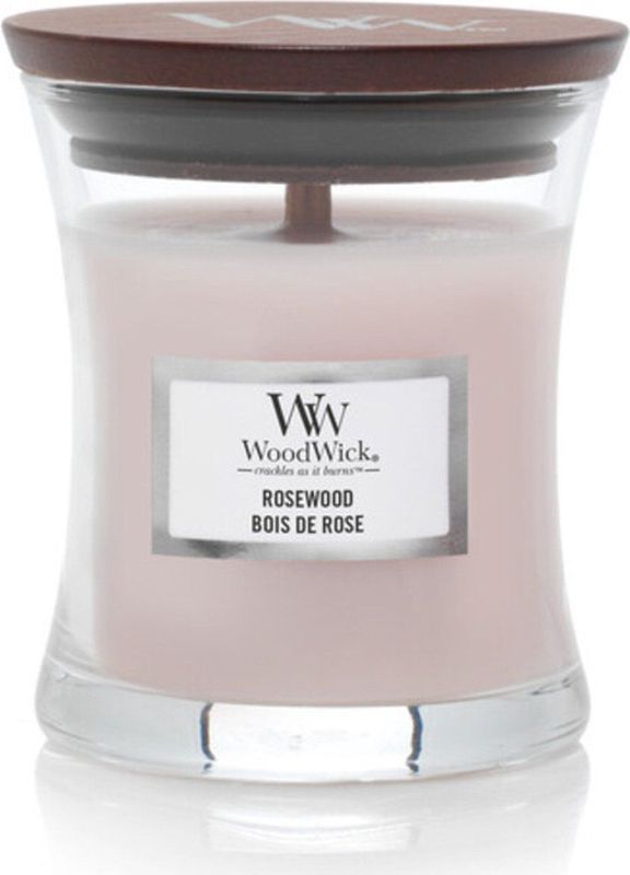 WoodWick - Mini Kaars - Rosewood - Houten Lont - Brandtijd 20 Uur