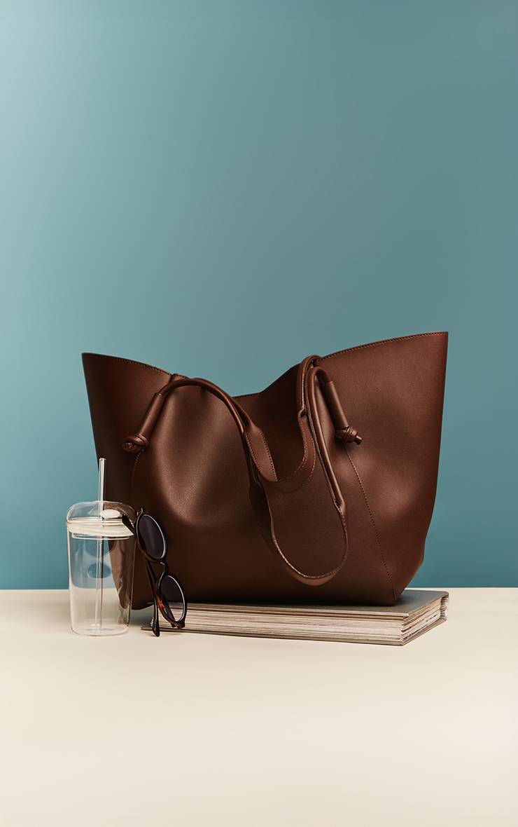 Marron Sac Cabas Fourre-tout En Synthétiquecuir