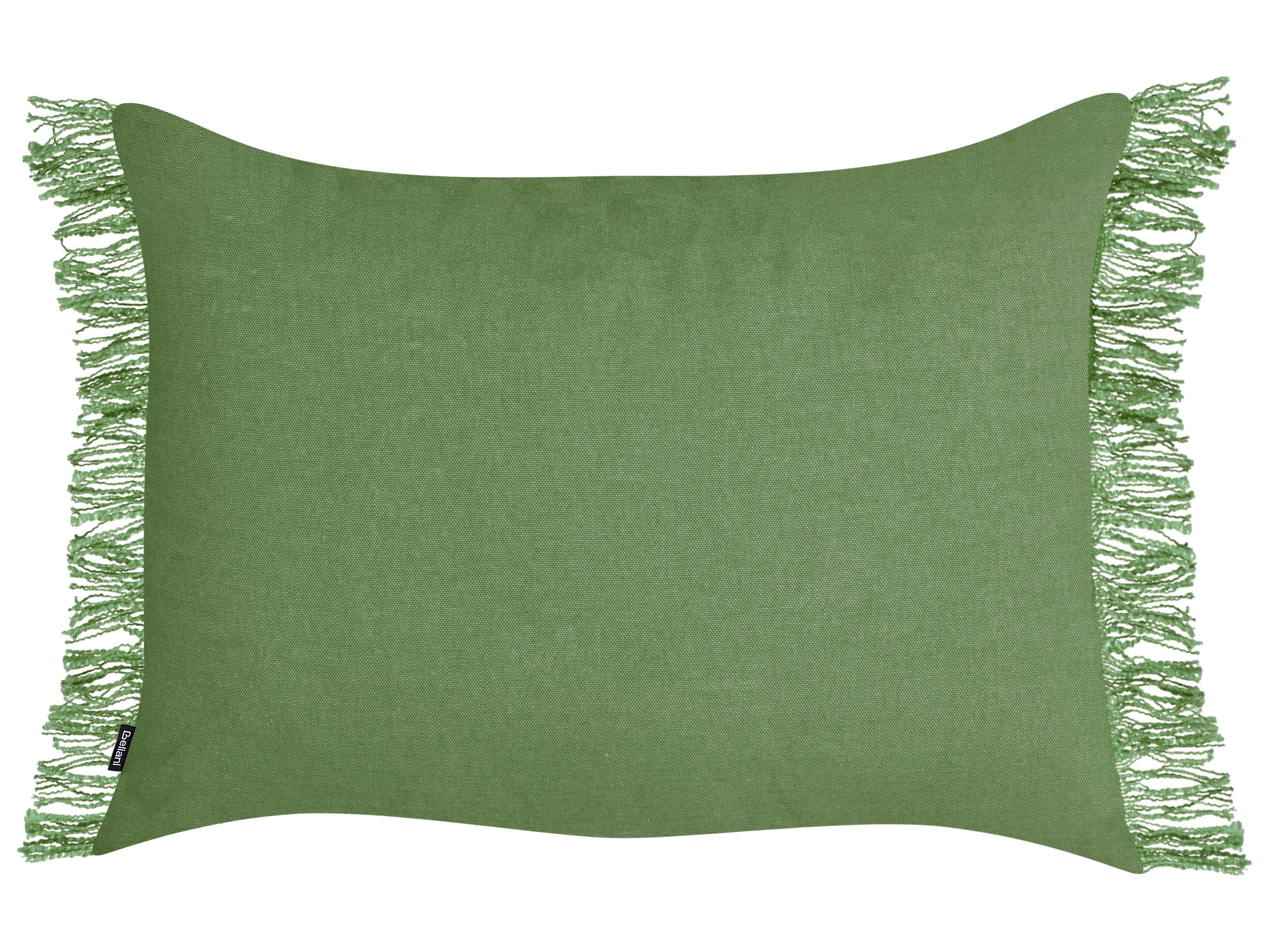 Set van 2 sierkussens MABA Katoen 50 x 35 cm Groen effen