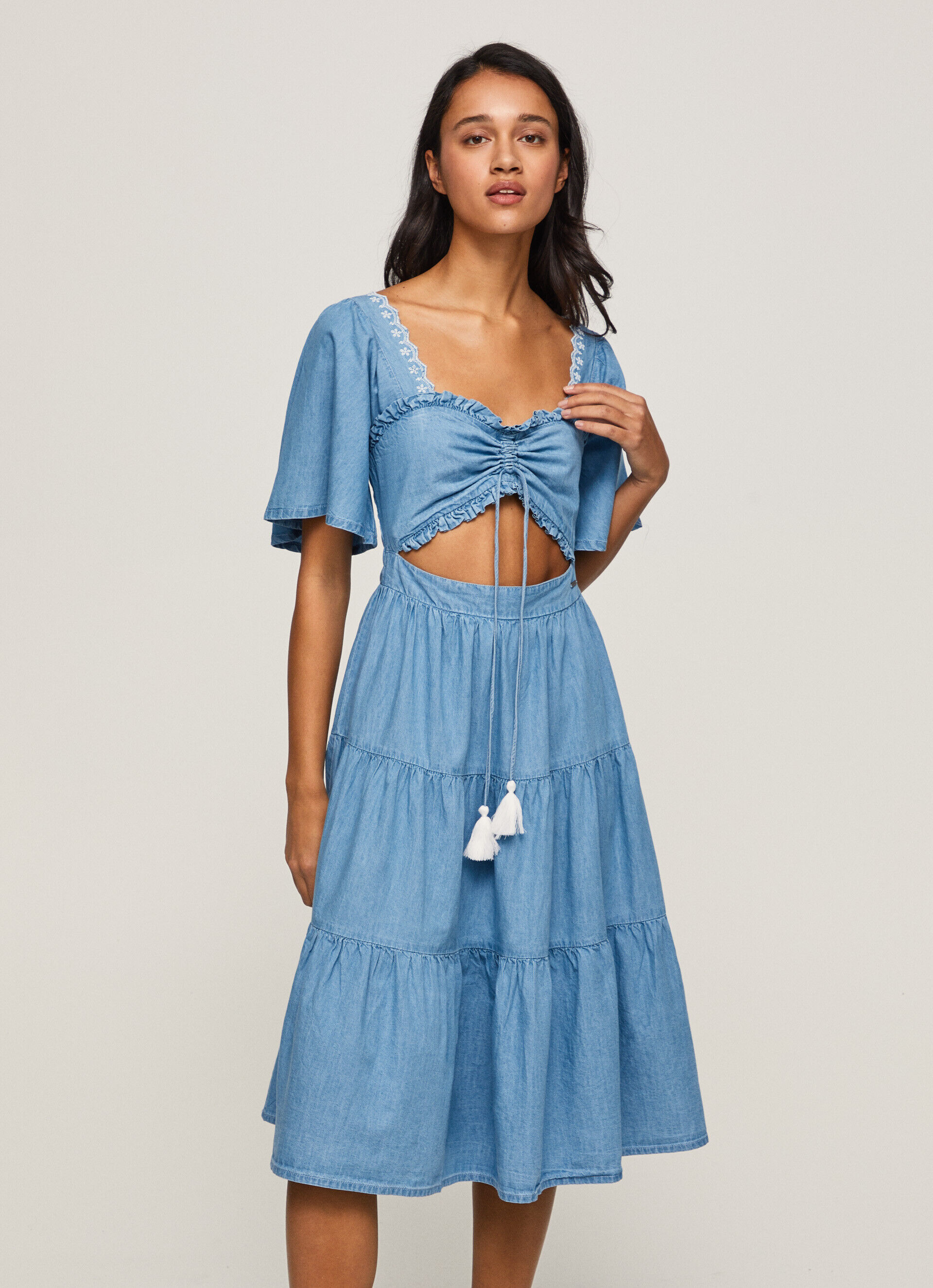 VESTIDO JEANS - azul
