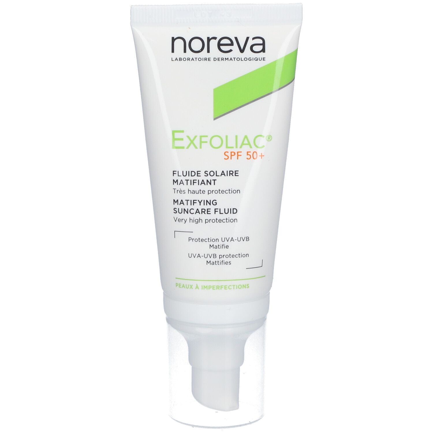 noreva EXFOLIAC® SPF 50+ mattierender Sonnenschutz