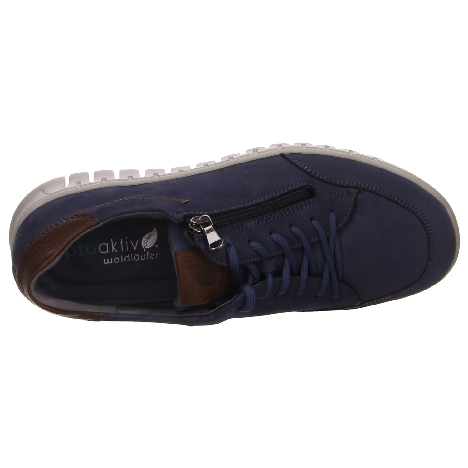Waldläufer Halbschuh blau blau