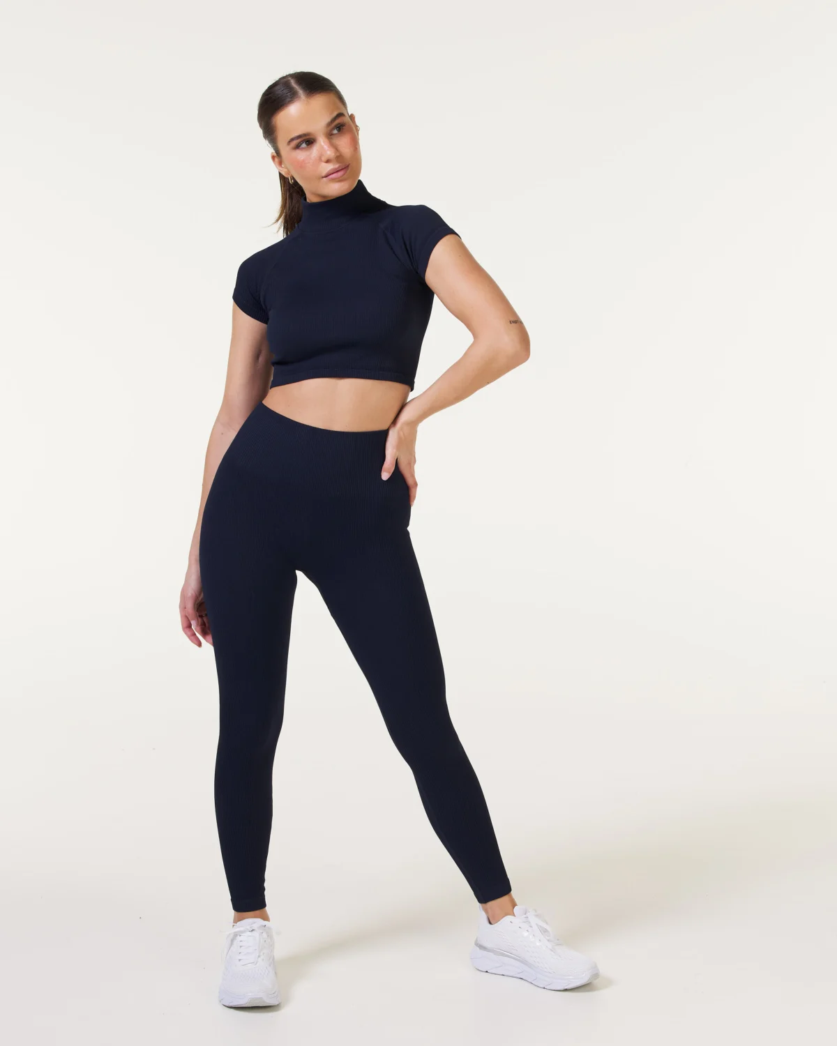 Bumpro Perfect Rib Tights Navy