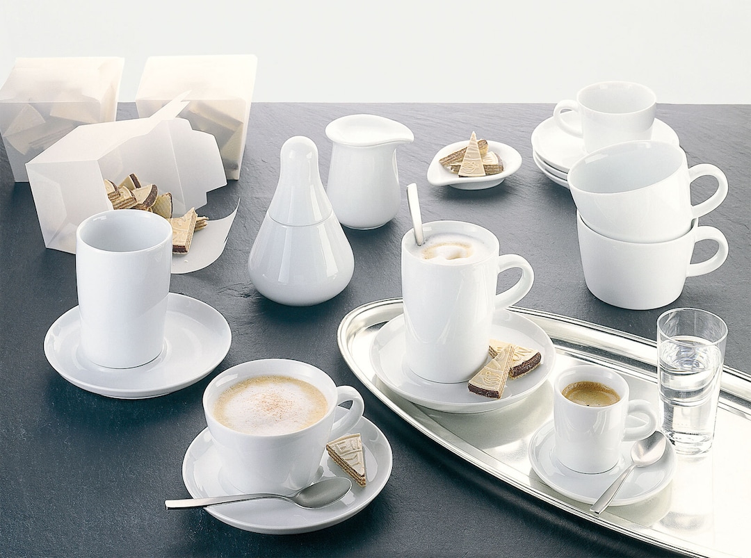KAHLA Untertasse FIVE SENSES weiß 6er Set 11 cm Porzellan
