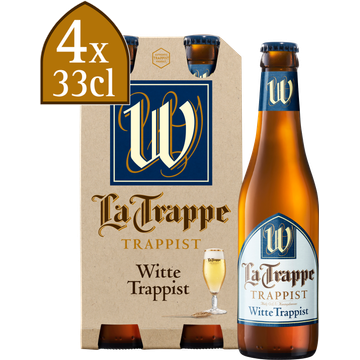La Trappe - Witte Trappist - Fles - 4 x 330ML